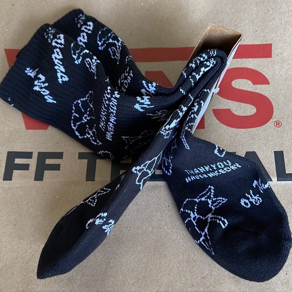 VANS “Off The Wall” Women’s socks "Thank you. Have a nice day." - Picture 10 of 12